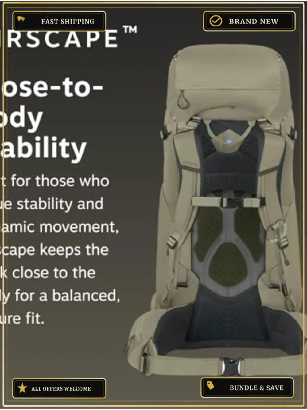 Osprey Sportlite 15L Lightweight Hiking Backpack - Unisex